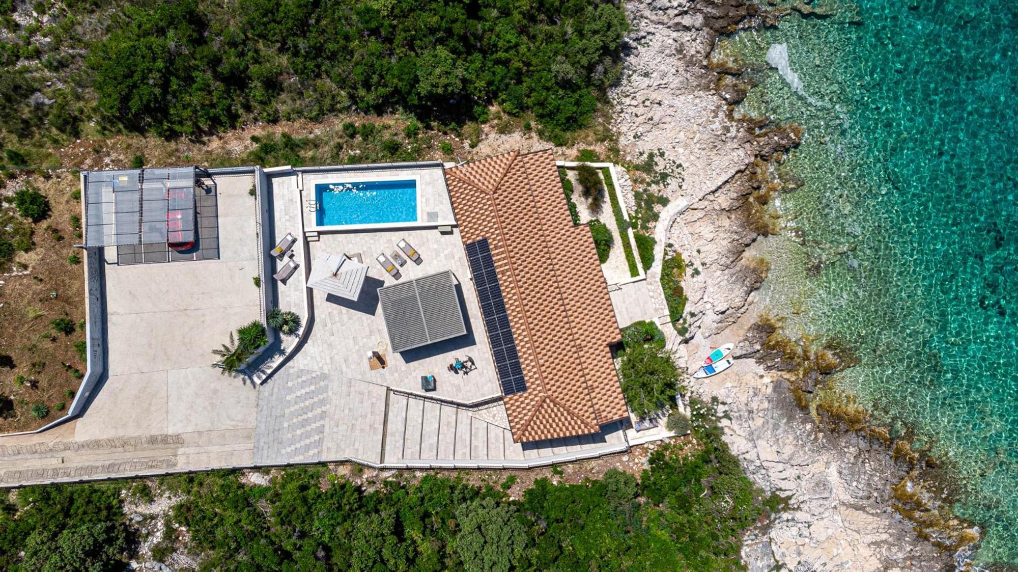 Sunset Paradise, Getaway Villa In Private Oasis Loviste Exterior photo